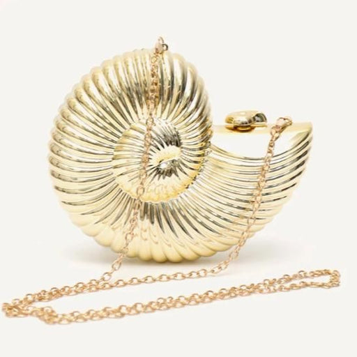 acrylic conch evening clutch - MRSLM