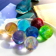 luminous colored glaze dragon beads sphere, view 9 - MRSLM