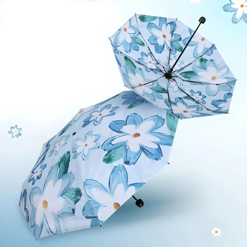 flower pocket mini folding umbrella, view 3 - MRSLM