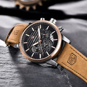 men's gold-tone quartz watch, view 5 - MRSLM