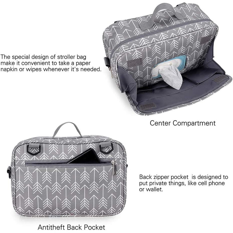 waterproof diaper bag organizer, view 4 - MRSLM