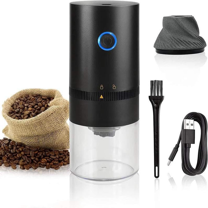 Portable Electric Coffee Grinder with USB Type-C Charging &amp; Ceramic Burr