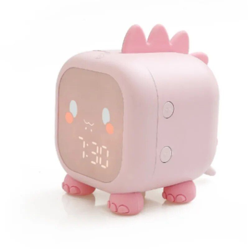 dinosaur kids alarm clock, view 2 - MRSLM