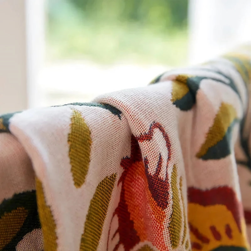 large cotton gauze bath towel, view 5 - MRSLM