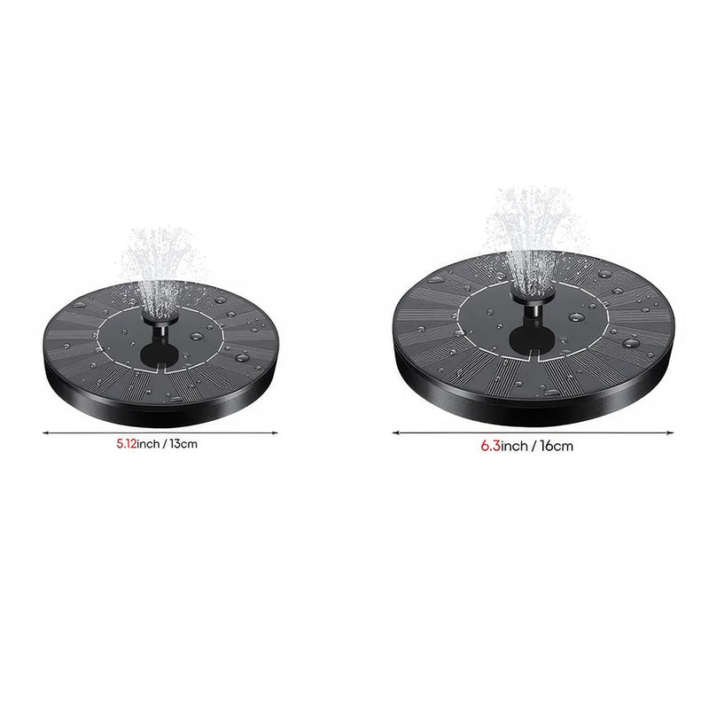 solar floating water fountain, view 7 - MRSLM