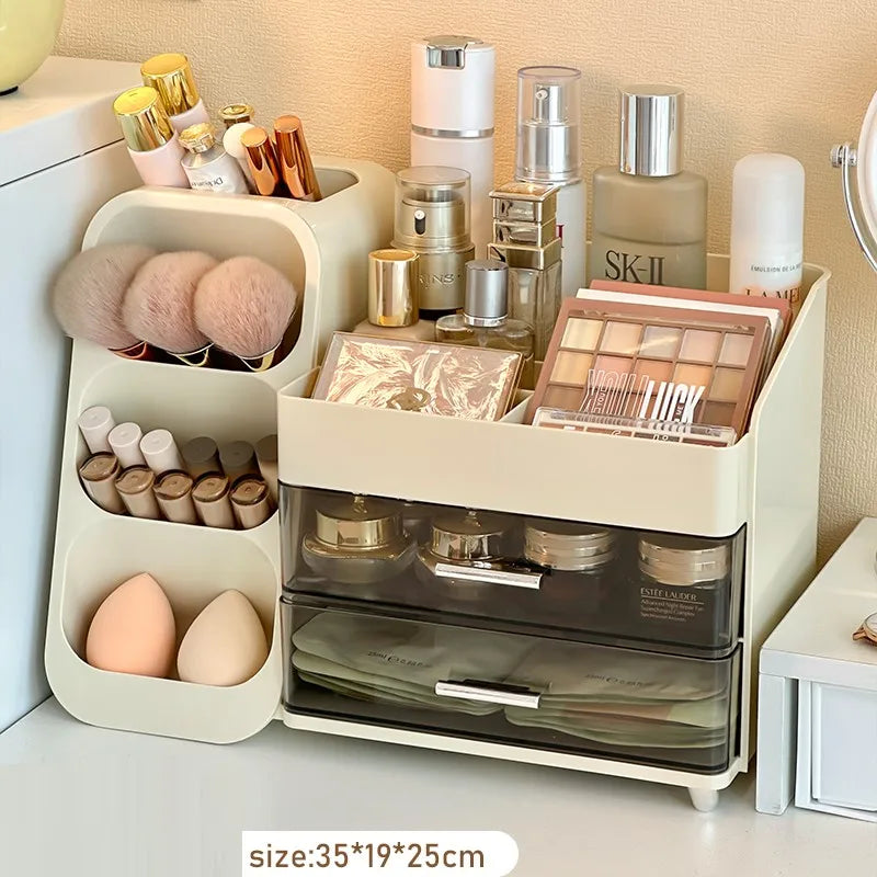 large makeup organizer with drawers, view 2 - MRSLM