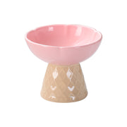 ceramic ice cream cat and dog bowl, view 10 - MRSLM