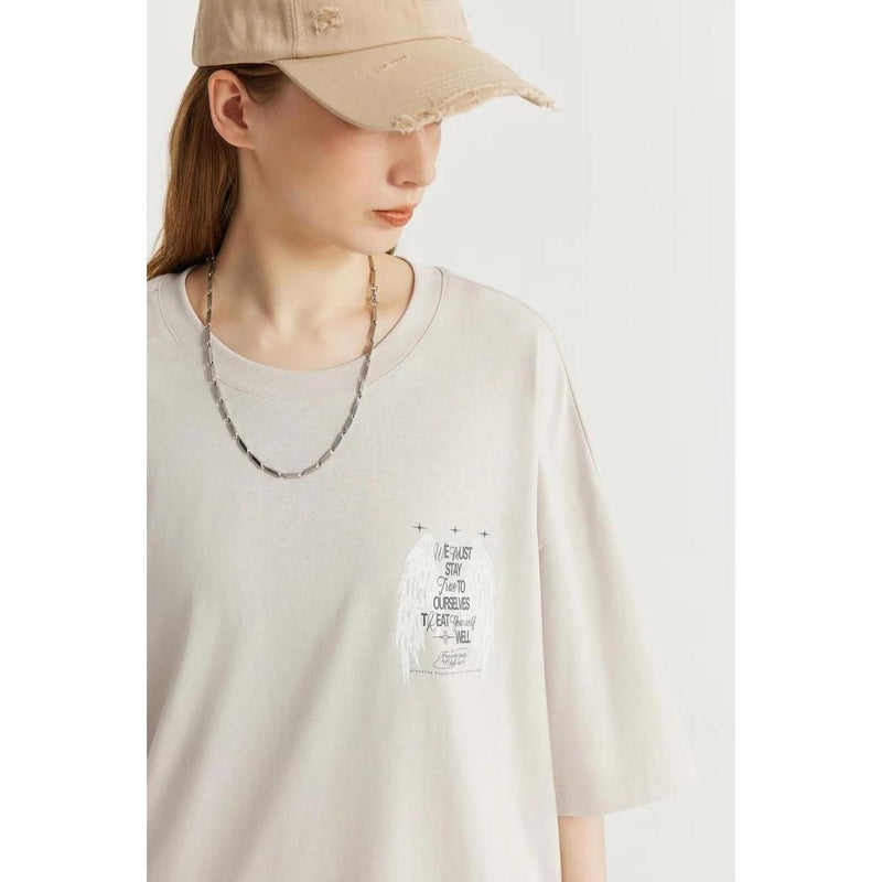 glowing oversized hip hop tee, view 5 - MRSLM