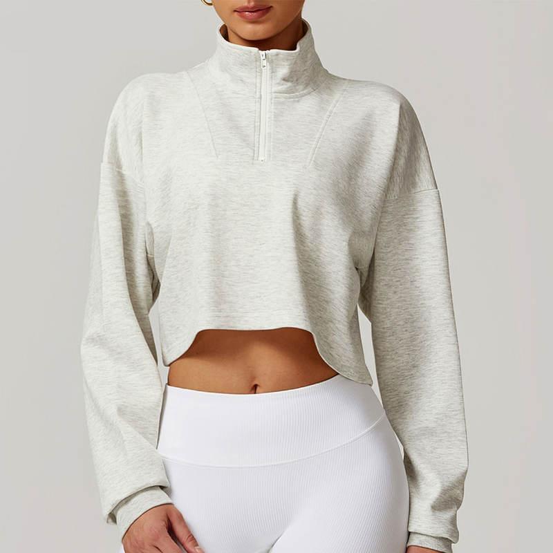 women's zipper sports hoodie, view 8 - MRSLM