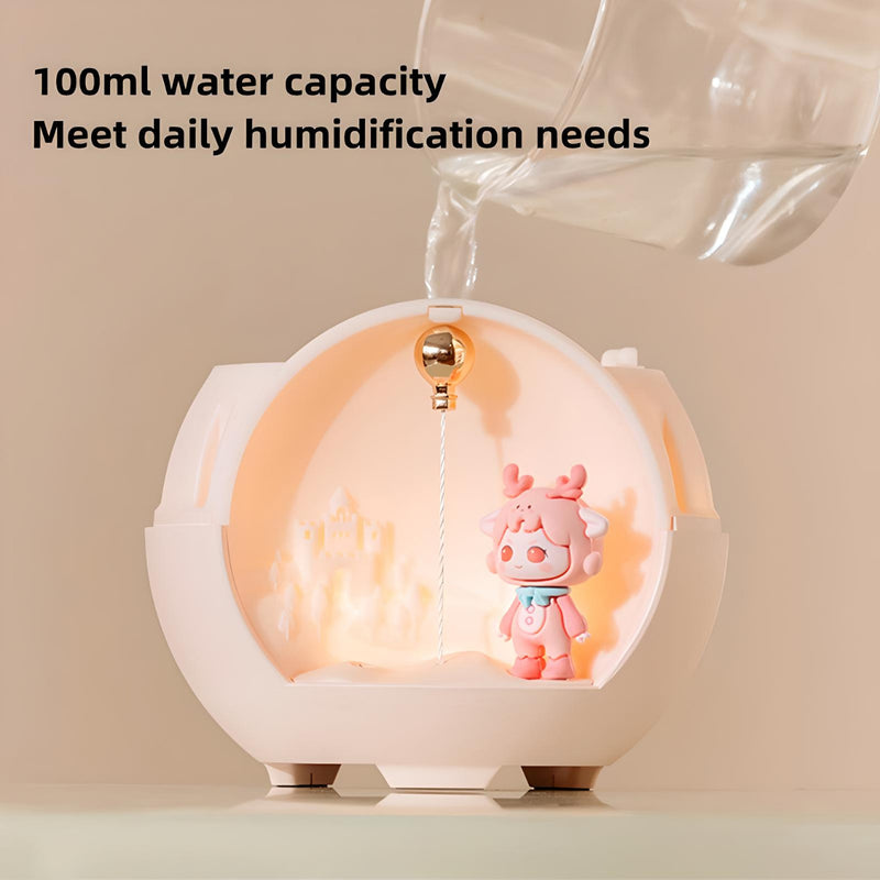 cartoon aromatherapy lamp and USB mini humidifier, view 8 - MRSLM