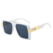 Gradient lens square sunglasses, view 6 - MRSLM