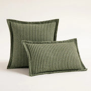 houndstooth jacquard pillowcase, view 5 - MRSLM