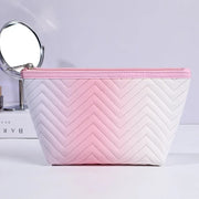 gradient color makeup bag, view 2 - MRSLM