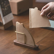 wooden tissue and napkin holder, view 3 - MRSLM