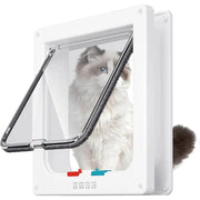 cat door with 4-way lock, view 3 - MRSLM