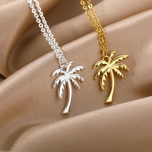palm tree pendant necklace - MRSLM