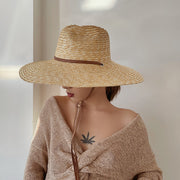 women's wide brim straw sun hat, view 5 - MRSLM