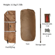 ultralight quick-open camping tent, view 2 - MRSLM