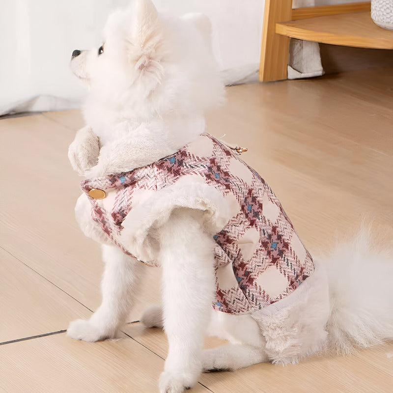 warm dog coat with D-ring - MRSLM