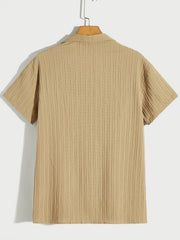 men's loose pleated top, view 3 - MRSLM