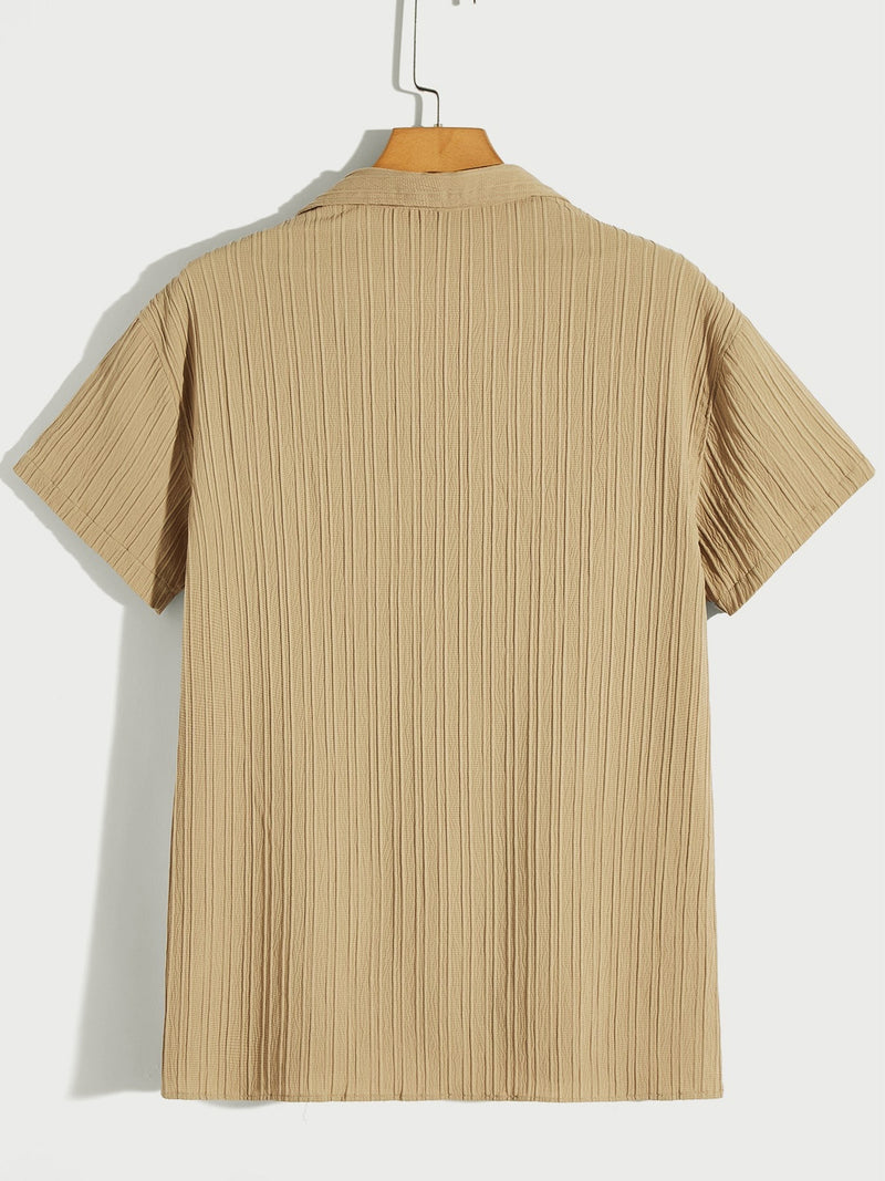 men's loose pleated top, view 3 - MRSLM