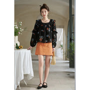 Embroidered dandelion blouse, view 7 - MRSLM