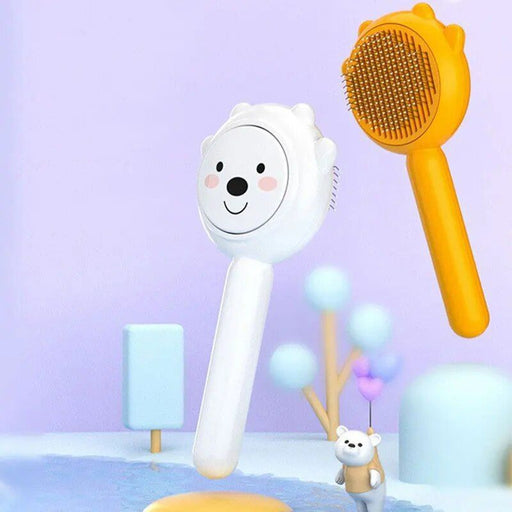 self-cleaning pet dog brush - MRSLM