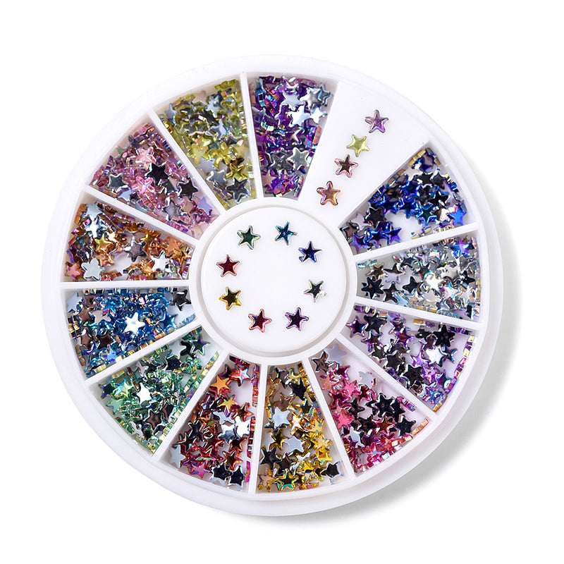 star shaped nail art rhinestones, view 2 - MRSLM