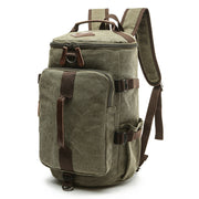 cylinder canvas backpack, view 9 - MRSLM