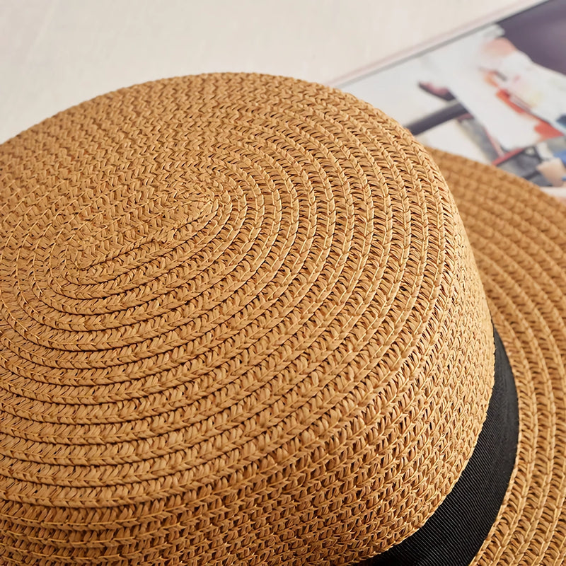 classic Panama hat with bowknot, view 10 - MRSLM