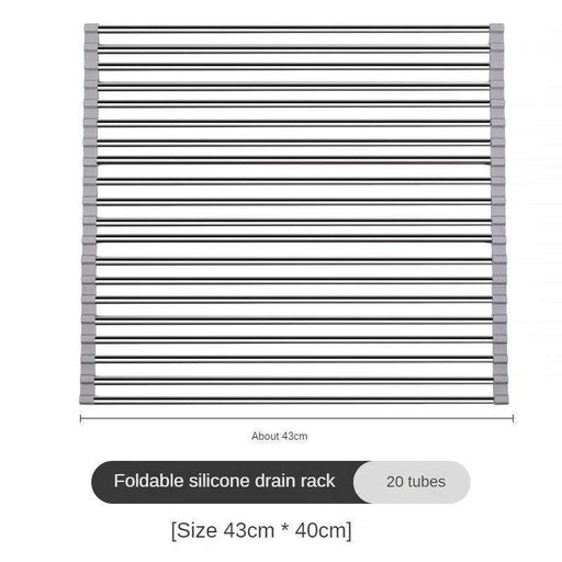 stainless steel sink draining rack, view 2 - MRSLM
