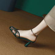 ankle strap thin high heel sandals, view 8 - MRSLM