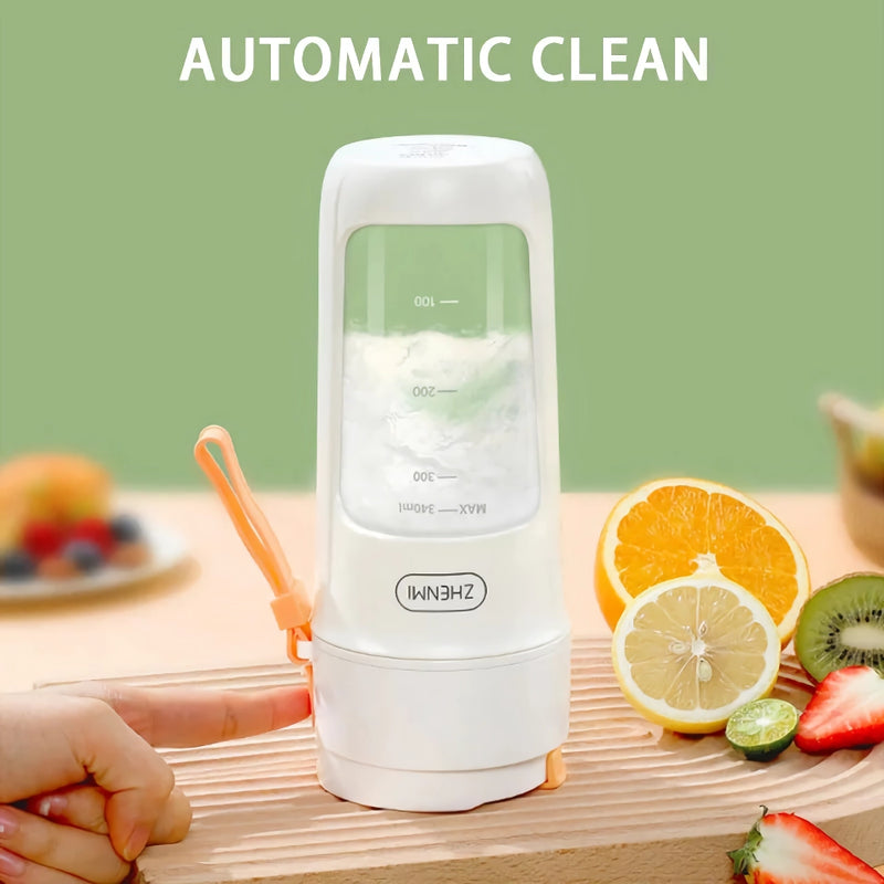 portable mini electric juicer and smoothie blender, view 7 - MRSLM