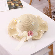 kids daisy sun hat and handbag set, view 10 - MRSLM