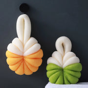 Cute pumpkin shaped bath sponge mesh balls, view 9 - MRSLM
