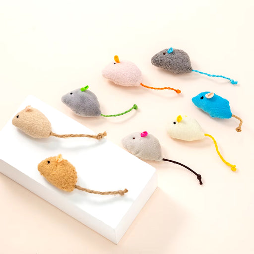 Interactive plush mouse toy for cats - MRSLM