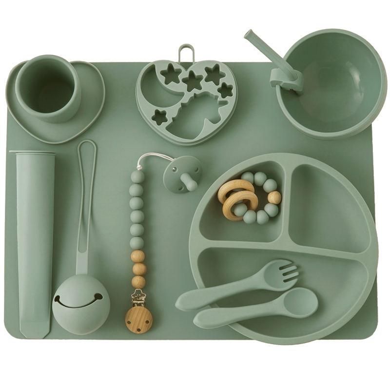 baby silicone tableware set - MRSLM