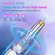 electric nail drill machine, view 12 - MRSLM