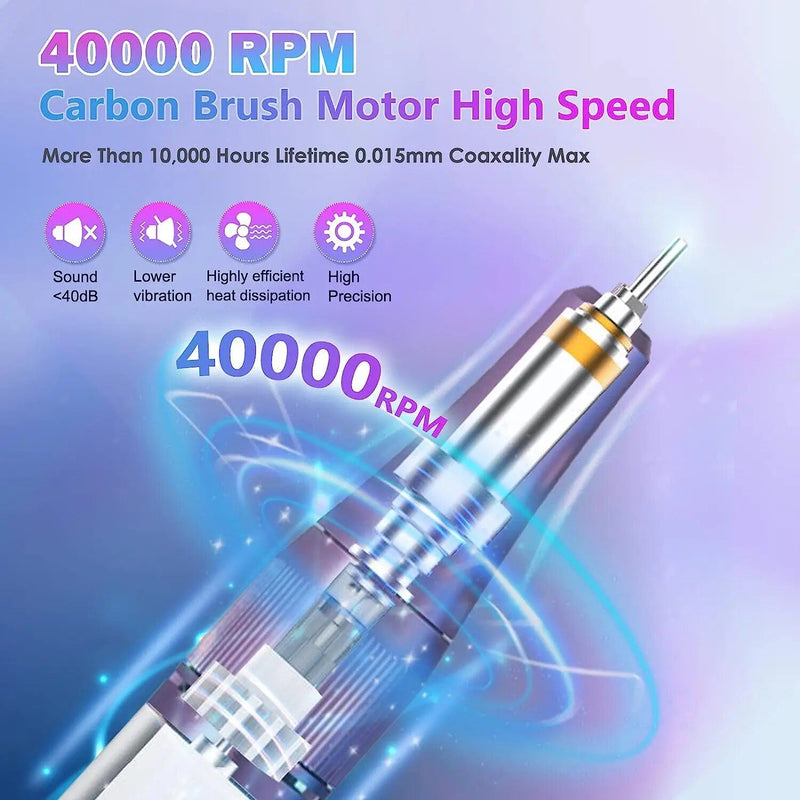 electric nail drill machine, view 12 - MRSLM