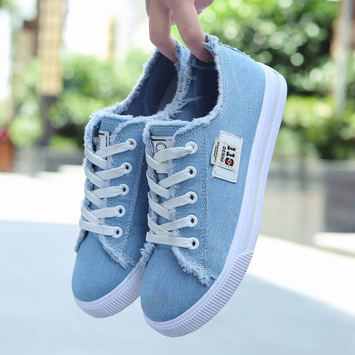 women's canvas flat sneakers - MRSLM
