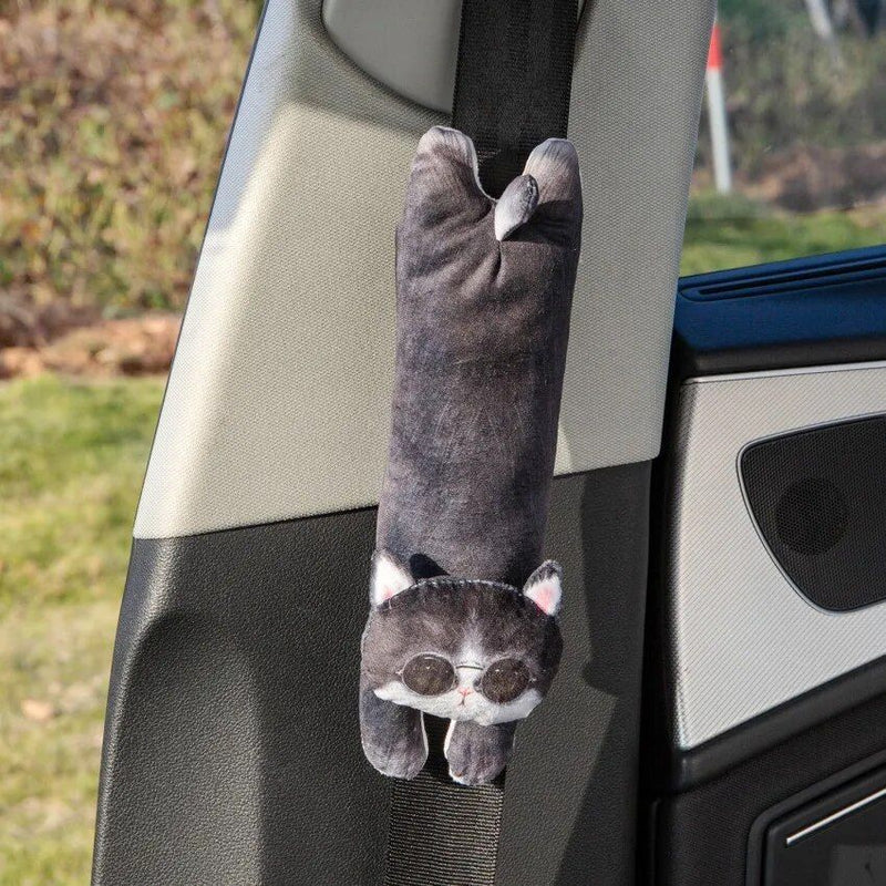 cartoon car seat belt cover, view 2 - MRSLM