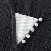 Slim fit knitted sweater, fake two-piece, view 9 - MRSLM