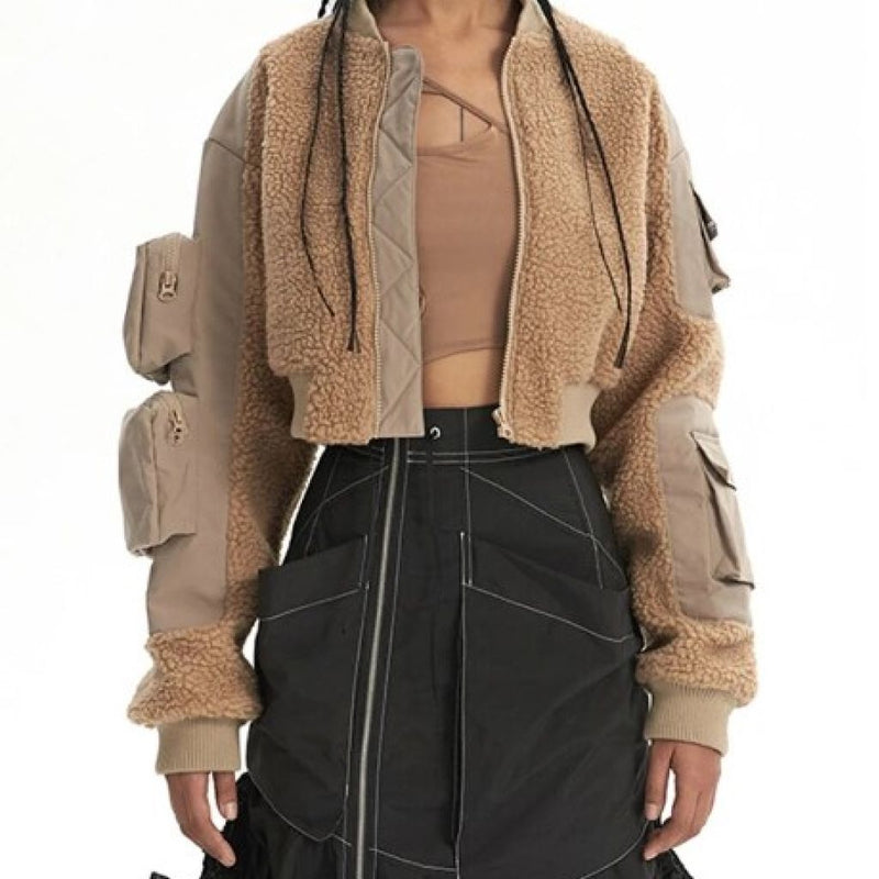 Women's lamb wool jacket - MRSLM