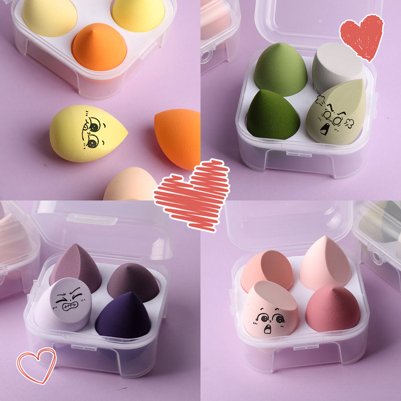 4-piece makeup sponge set, view 9 - MRSLM