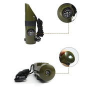 7-in-1 survival multi-tool whistle, view 4 - MRSLM