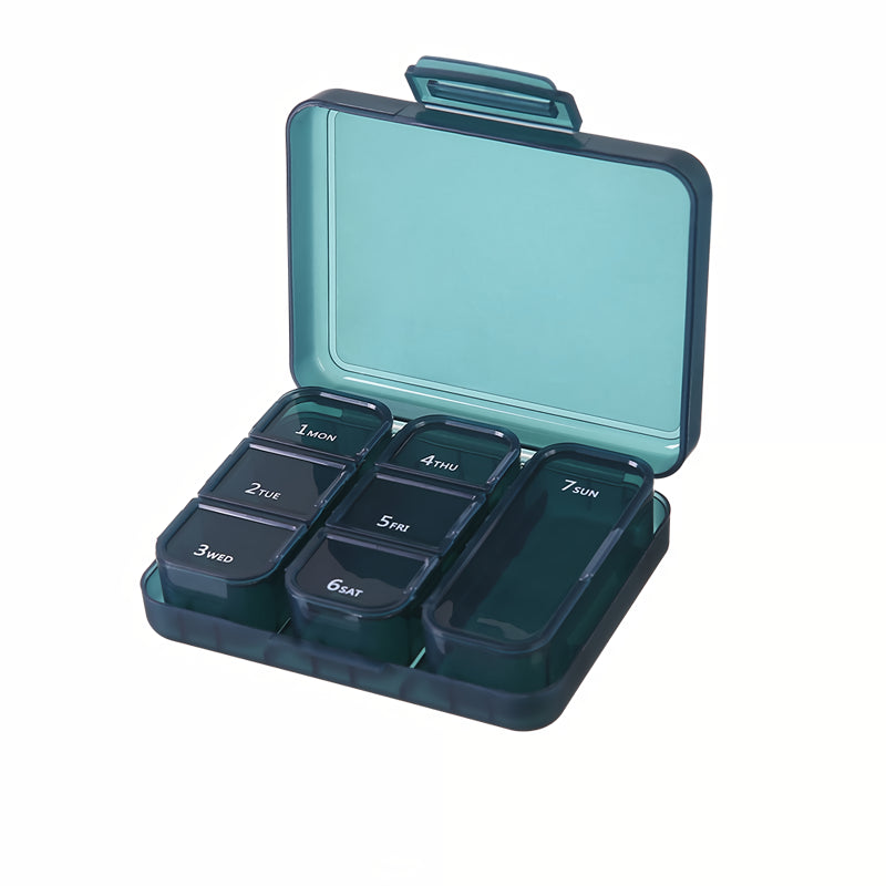 7-compartment pill organizer, view 3 - MRSLM
