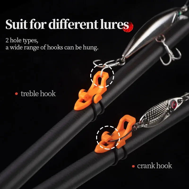 fishing rod hook keeper and lure holder, view 8 - MRSLM