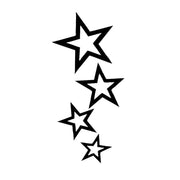 starry sky vinyl car decal, view 4 - MRSLM