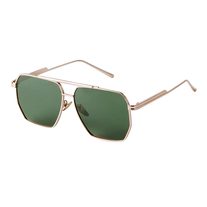 retro metal oversized polarized square sunglasses, view 14 - MRSLM