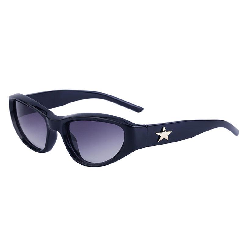 vintage cat eye steampunk sunglasses, view 6 - MRSLM
